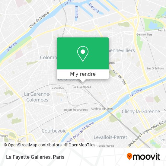 La Fayette Galleries plan