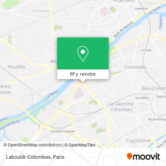 Laboutik Colombes plan