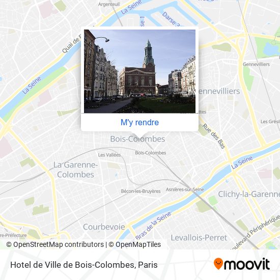 Hotel de Ville de Bois-Colombes plan