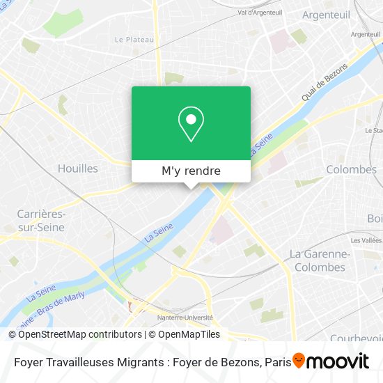 Foyer Travailleuses Migrants : Foyer de Bezons plan