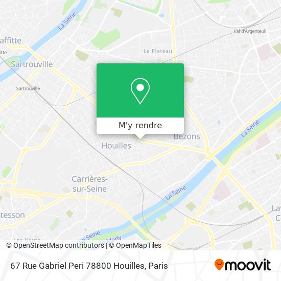 67 Rue Gabriel Peri 78800 Houilles plan