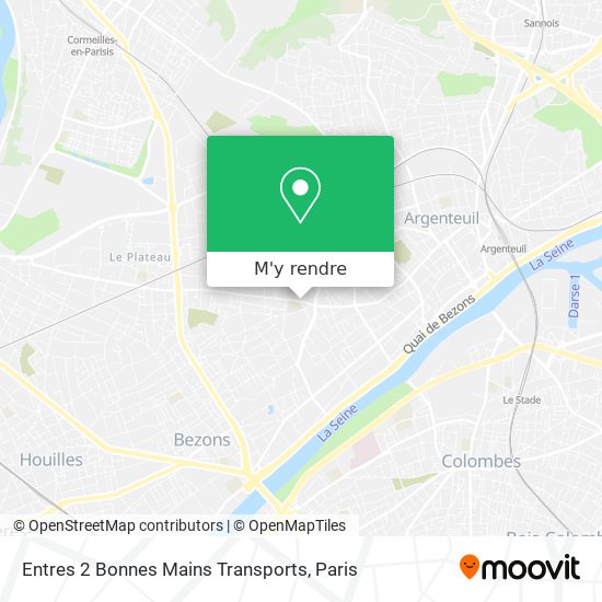 Entres 2 Bonnes Mains Transports plan