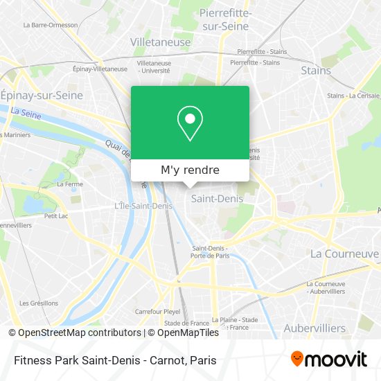 Fitness Park Saint-Denis - Carnot plan