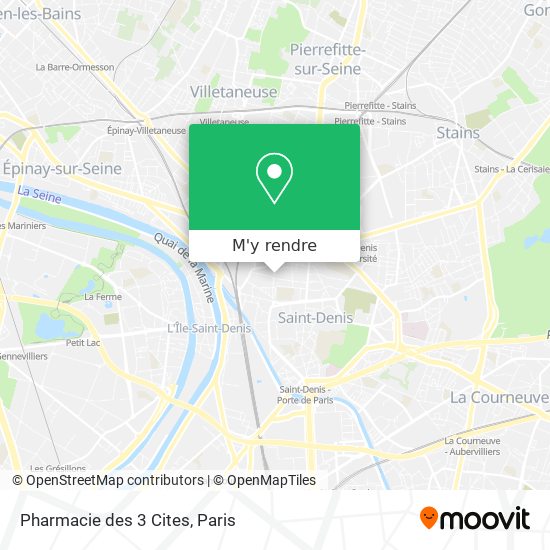 Pharmacie des 3 Cites plan