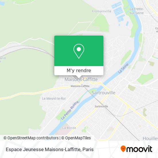 Espace Jeunesse Maisons-Laffitte plan