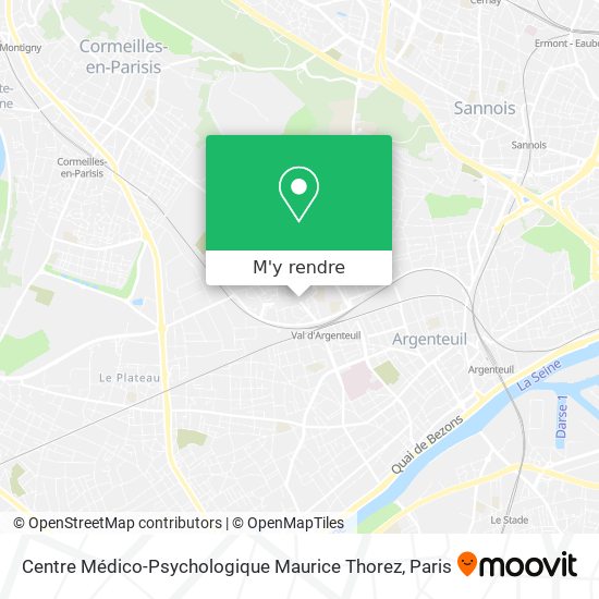 Centre Médico-Psychologique Maurice Thorez plan