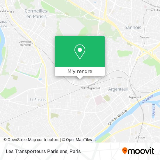Les Transporteurs Parisiens plan