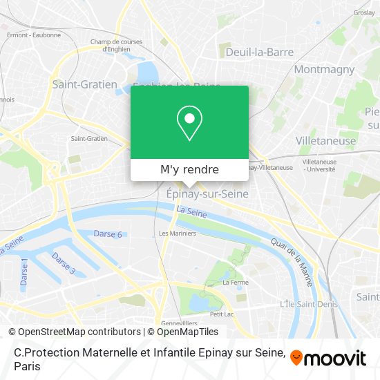 C.Protection Maternelle et Infantile Epinay sur Seine plan