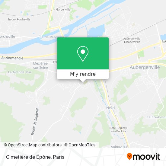 Cimetière de Épône plan