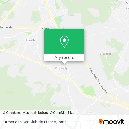 American Car Club de France plan