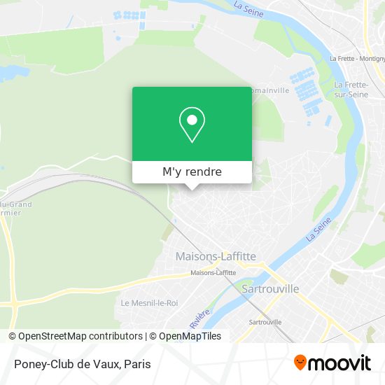 Poney-Club de Vaux plan