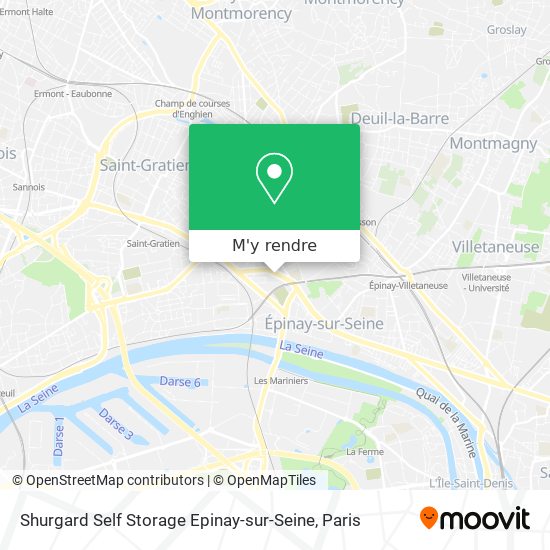 Shurgard Self Storage Epinay-sur-Seine plan