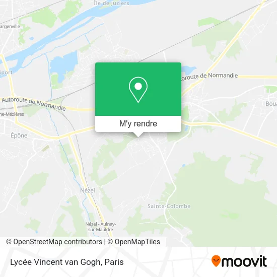 Lycée Vincent van Gogh plan