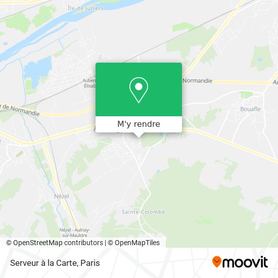 Serveur à la Carte plan