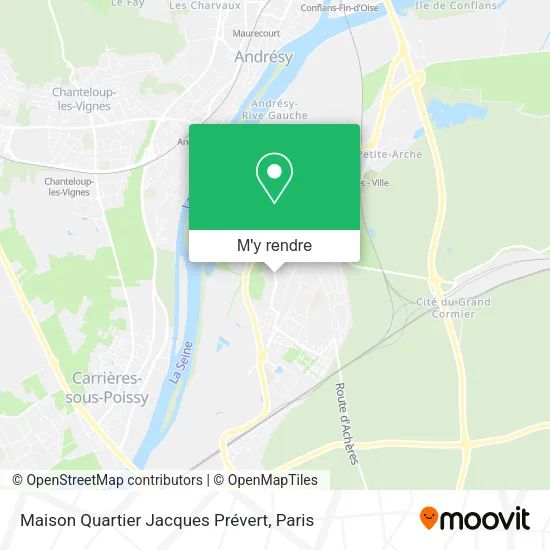 Maison Quartier Jacques Prévert plan