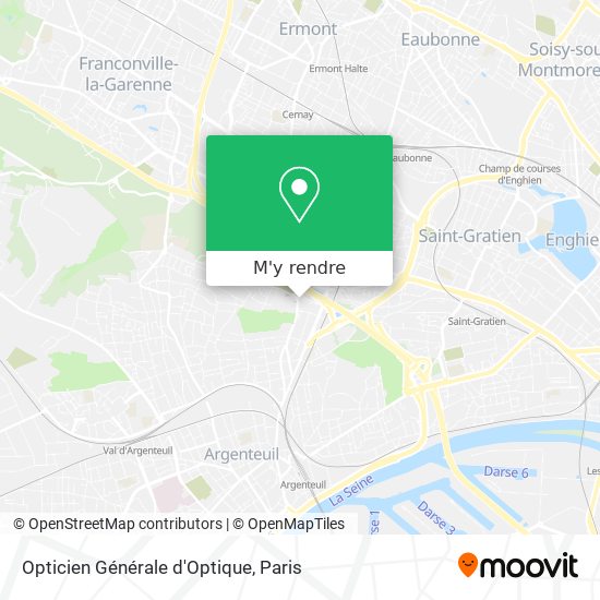 Opticien Générale d'Optique plan