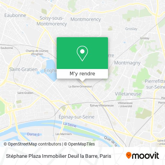 Stéphane Plaza Immobilier Deuil la Barre plan