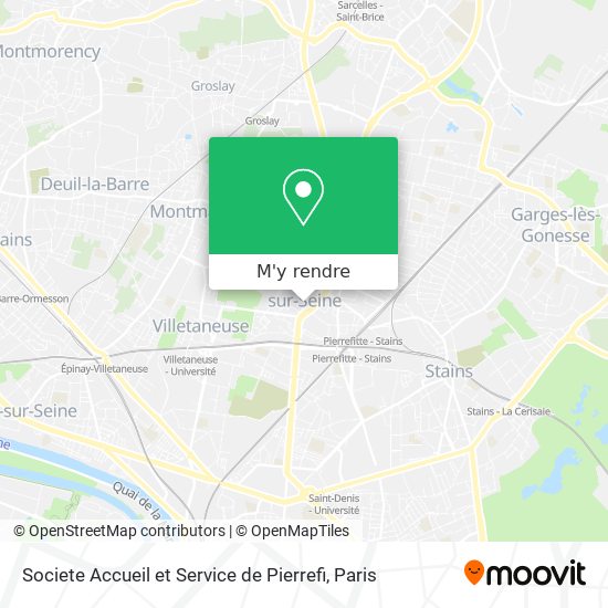 Societe Accueil et Service de Pierrefi plan