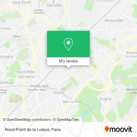 Rond-Point de la Lutece plan