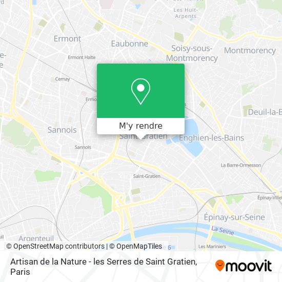 Artisan de la Nature - les Serres de Saint Gratien plan