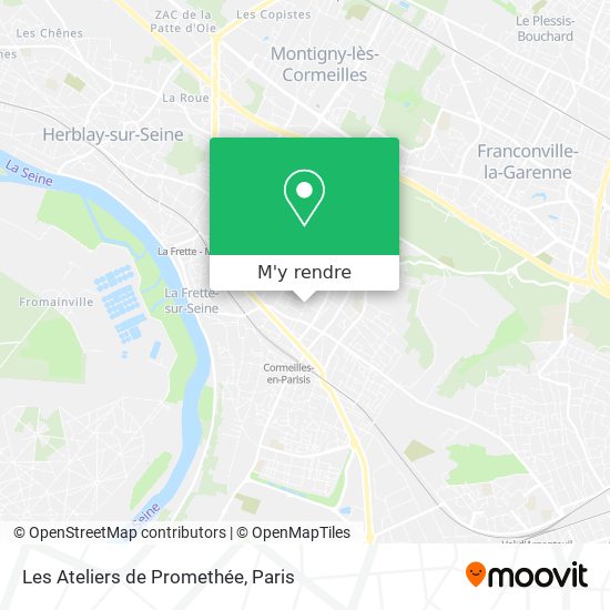 Les Ateliers de Promethée plan