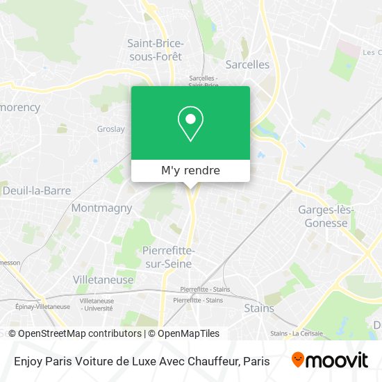 Enjoy Paris Voiture de Luxe Avec Chauffeur plan