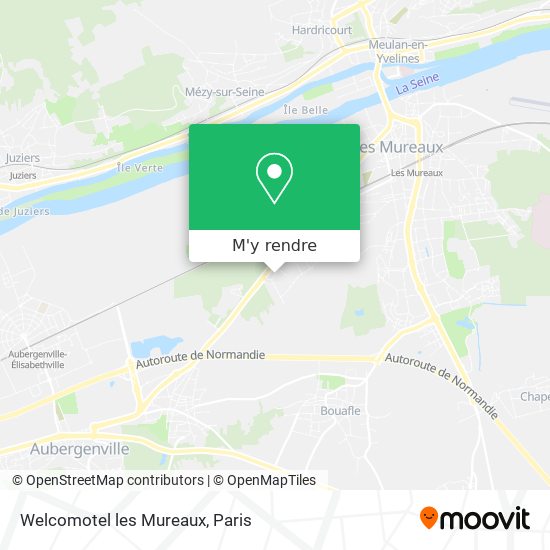 Welcomotel les Mureaux plan