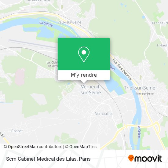 Scm Cabinet Medical des Lilas plan