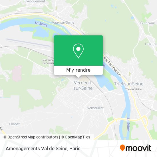 Amenagements Val de Seine plan