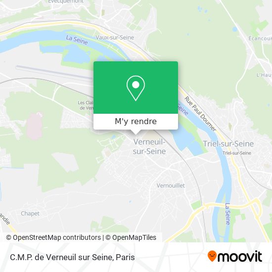 C.M.P. de Verneuil sur Seine plan