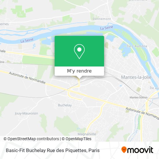Basic-Fit Buchelay Rue des Piquettes plan