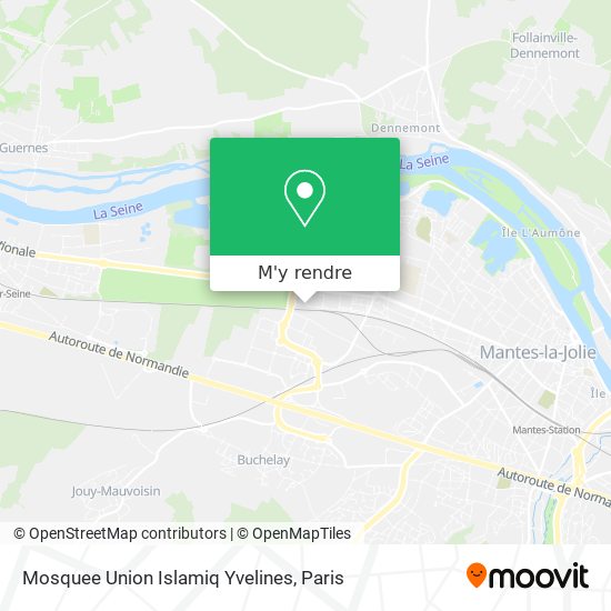 Mosquee Union Islamiq Yvelines plan