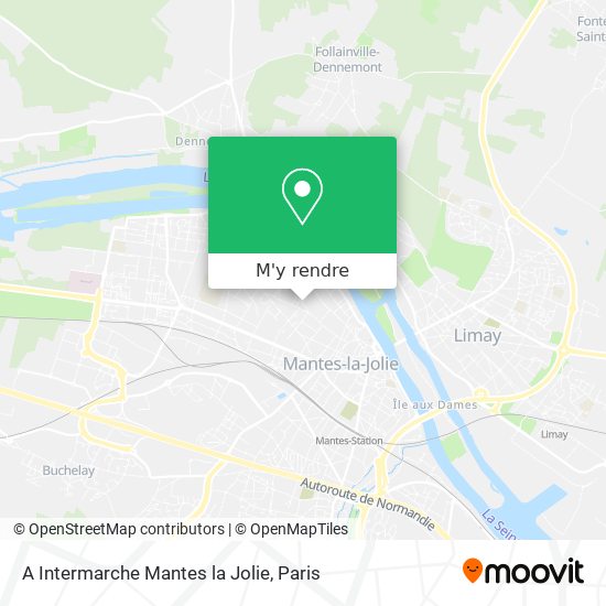 A Intermarche Mantes la Jolie plan