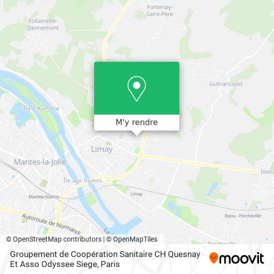 Groupement de Coopération Sanitaire CH Quesnay Et Asso Odyssee Siege plan