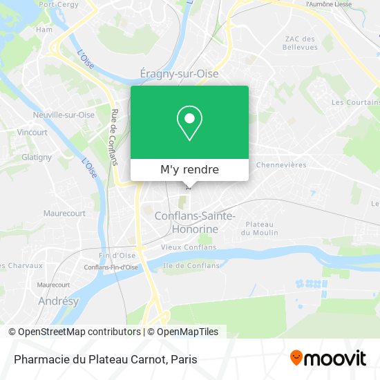 Pharmacie du Plateau Carnot plan