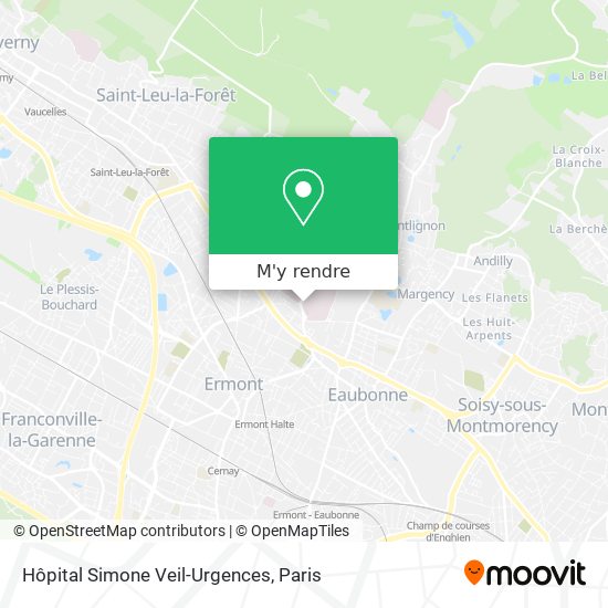 Hôpital Simone Veil-Urgences plan