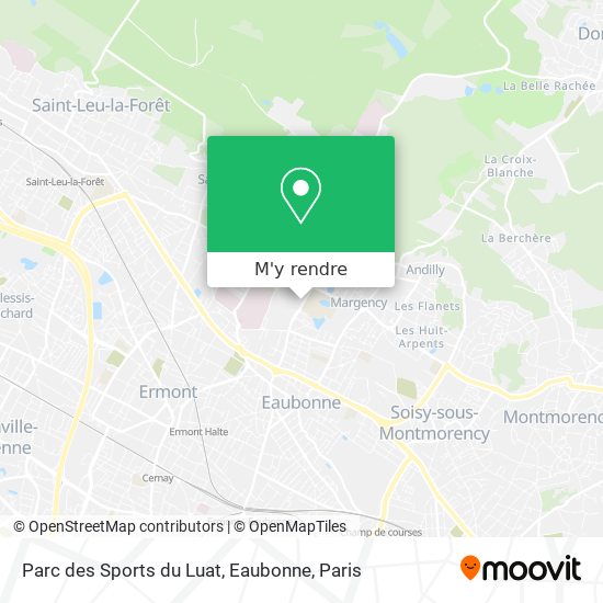 Parc des Sports du Luat, Eaubonne plan