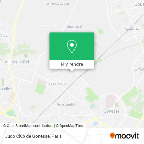 Judo Club de Gonesse plan