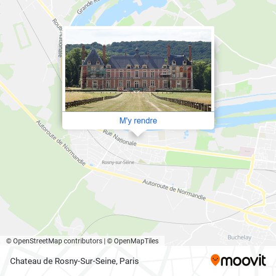 Chateau de Rosny-Sur-Seine plan
