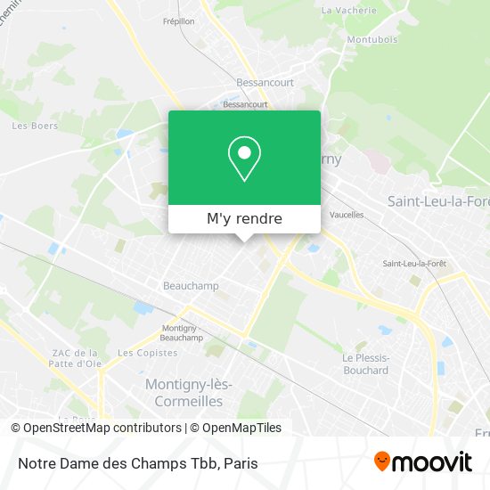 Notre Dame des Champs Tbb plan
