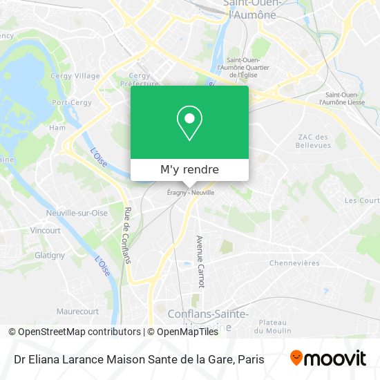 Dr Eliana Larance Maison Sante de la Gare plan