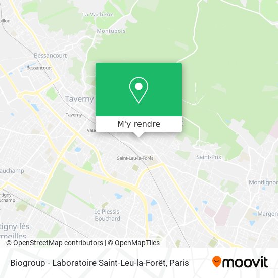 Biogroup - Laboratoire Saint-Leu-la-Forêt plan