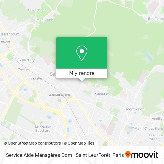 Service Aide Ménagères Dom : Saint Leu / Forêt plan