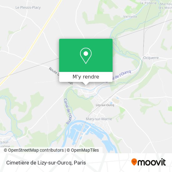 Cimetière de Lizy-sur-Ourcq plan