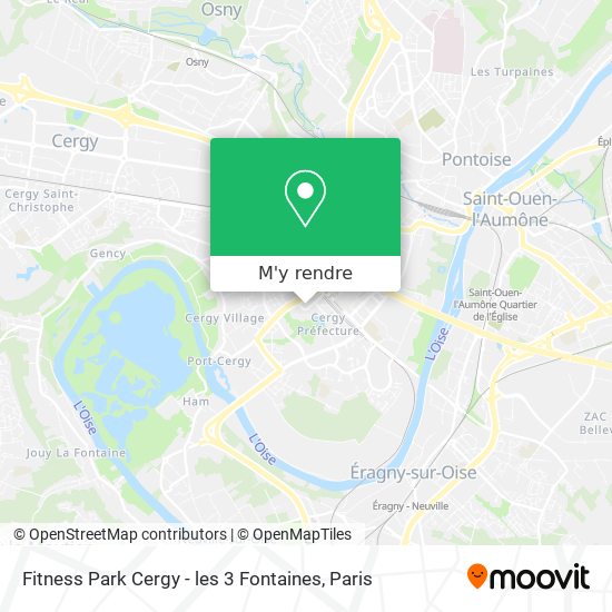 Fitness Park Cergy - les 3 Fontaines plan