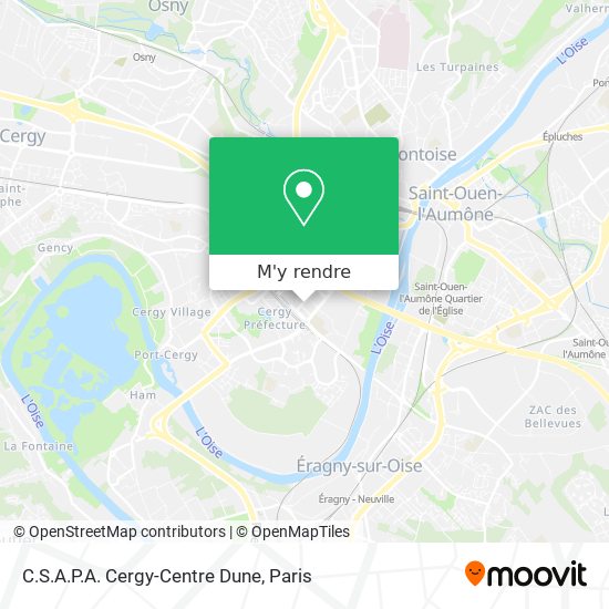 C.S.A.P.A. Cergy-Centre Dune plan