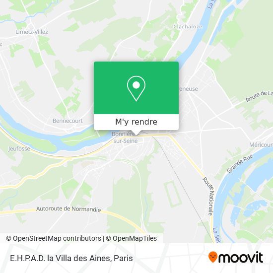 E.H.P.A.D. la Villa des Aines plan