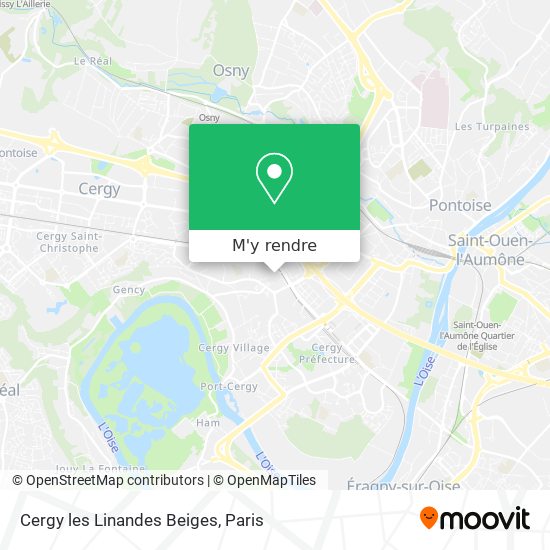 Cergy les Linandes Beiges plan