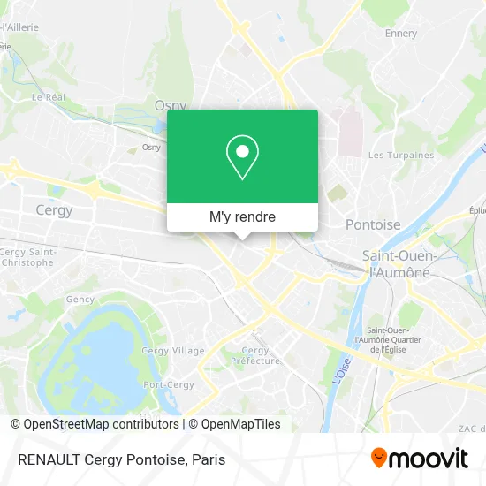 RENAULT Cergy Pontoise plan