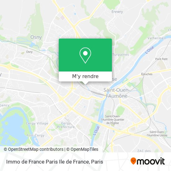 Immo de France Paris Ile de France plan